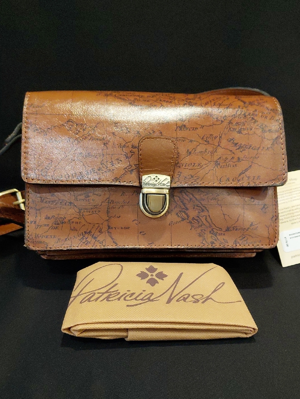 PATRICIA NASH LIANA SIGNATURE MAP CROSSBODY - Picture 15 of 15